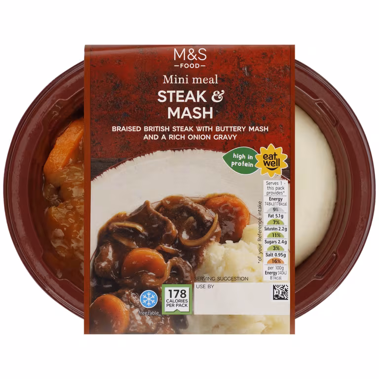 M&S Braised Steak and Mash