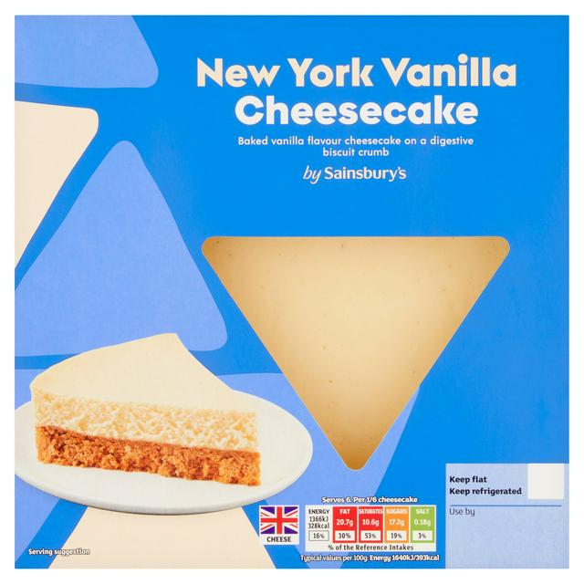 Sainsbury's New York Vanilla Cheesecake 500g