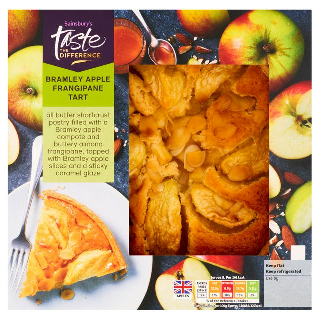 Sainsbury's Bramley Apple Frangipane Tart , Taste the Difference 430g