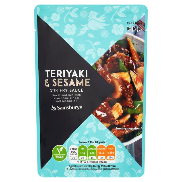 Sainsbury's Teriyaki Stir Fry Sauce 120g