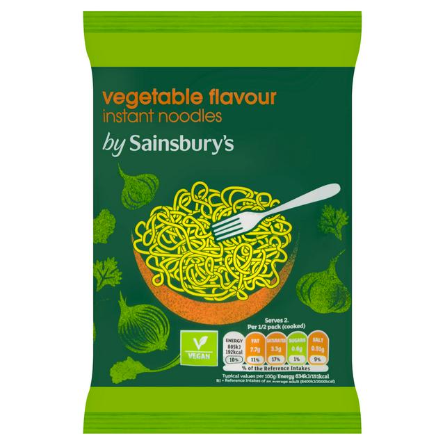 Sainsbury's Vegetable Flavour Instant Noodles 90g