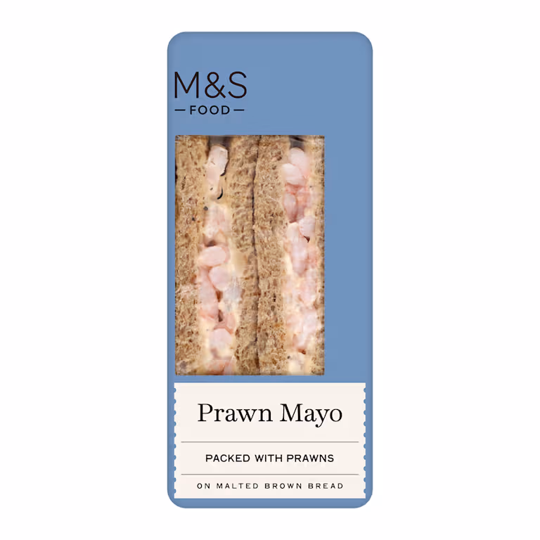 M&S Prawn and Mayonnaise Sandwich