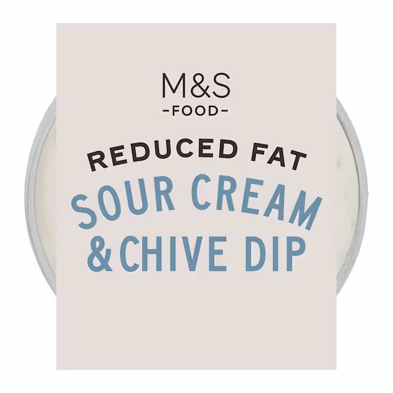 M&S Reduced Fat Sour Cream & Chive Dip