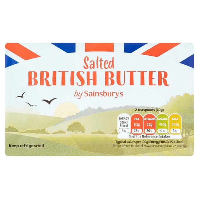 Sainsbury's British Butter, Salted 500g