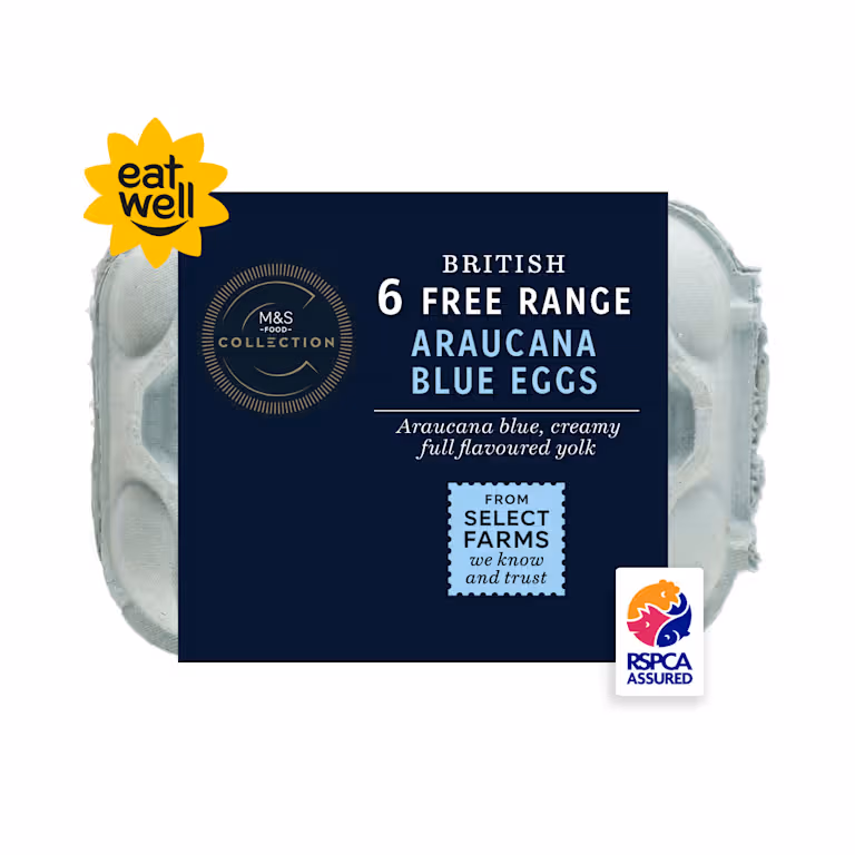 M&S Collection British Free Range Araucana Blue Eggs