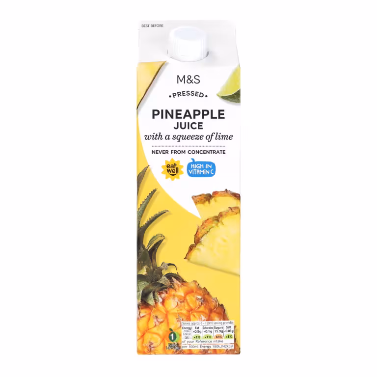 M&S Pressed Pineapple Juice