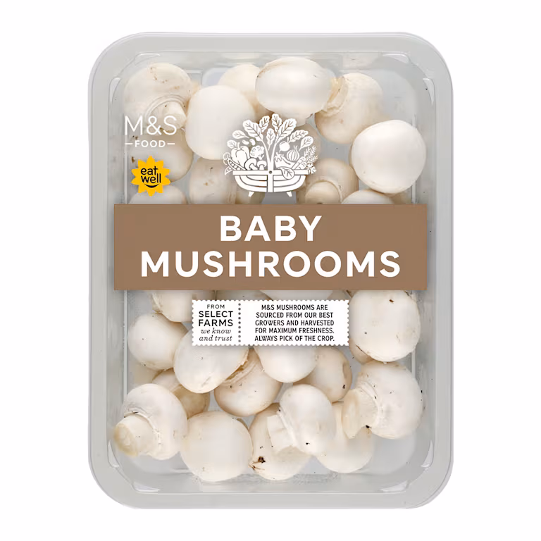 M&S British Baby Mushrooms