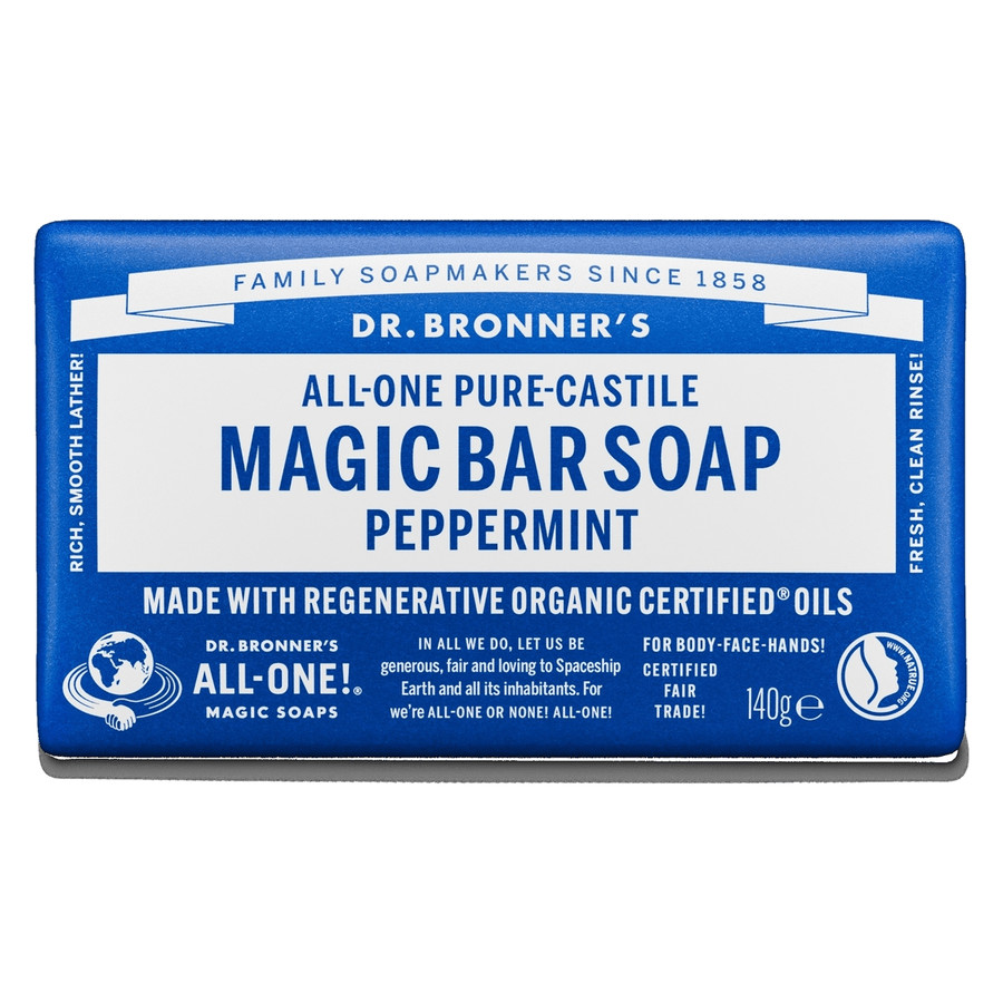 Dr. Bronner Magic Bar Soap Peppermint 140g
