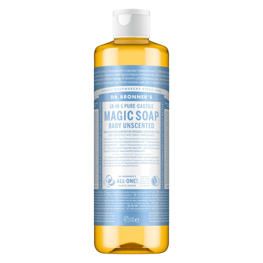 Dr. Bronner Magic Soap Baby Unscented 475ml