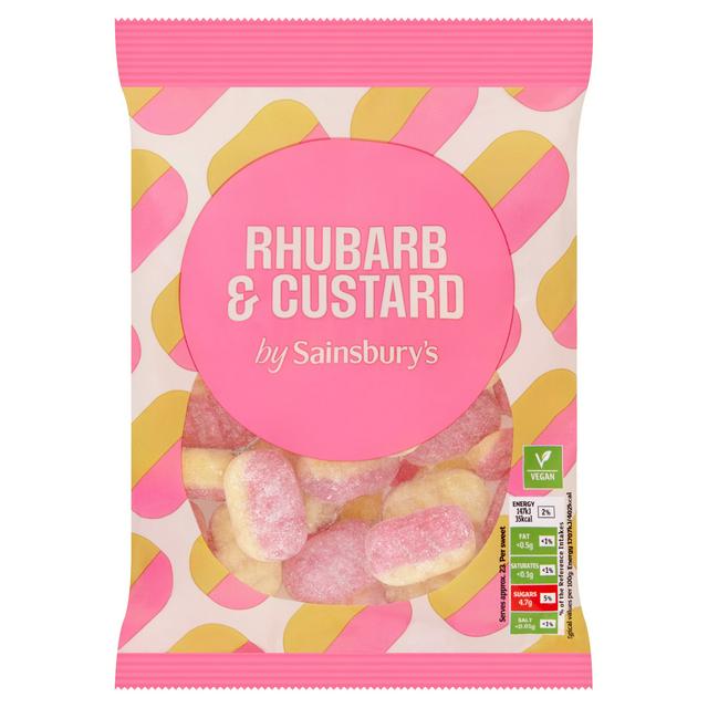 Sainsbury's Rhubarb & Custard Sweets 200g