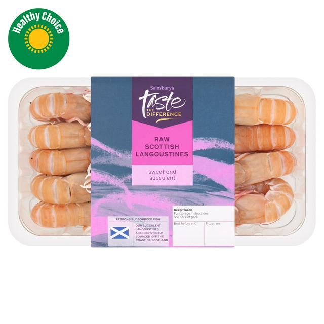 Sainsbury's Frozen Scottish Langoustines, Taste the Difference 500g