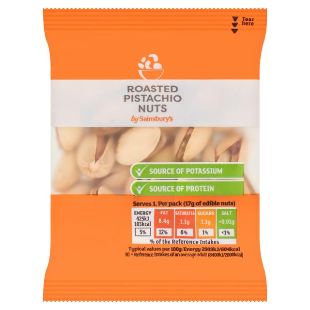 Sainsbury's Pistachio Nuts 35g