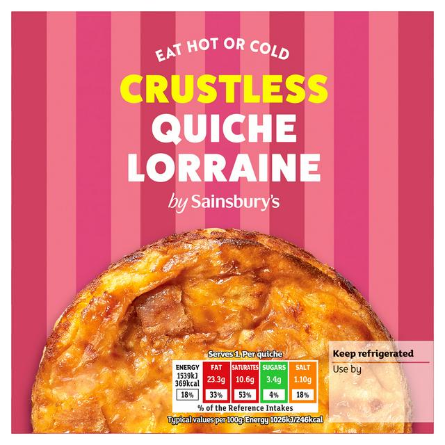 Sainsbury's Crustless Quiche Lorraine 150g