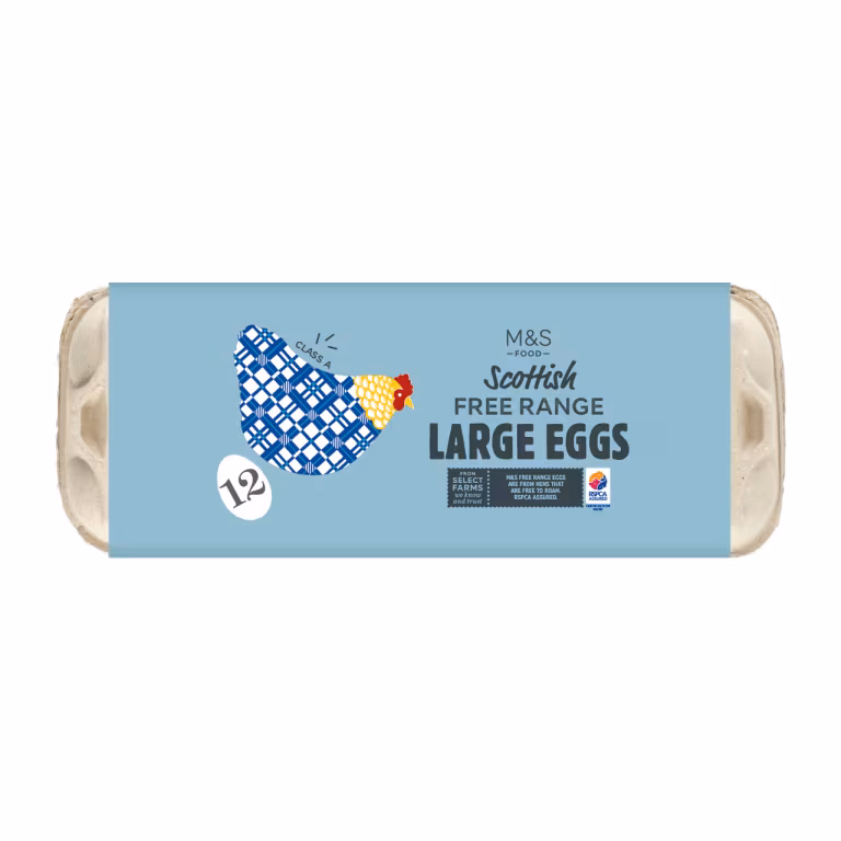 M&S Scottish Free Range Large Eggs