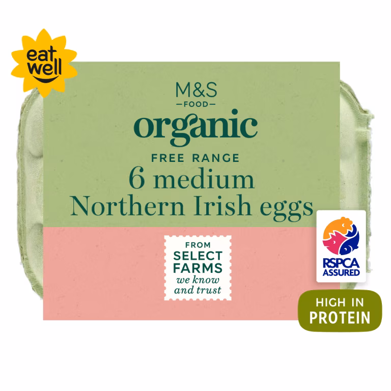 M&S Organic Medium Northern Irish Eggs