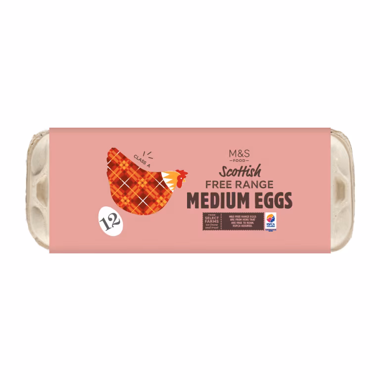 M&S Scottish Free Range Medium Eggs