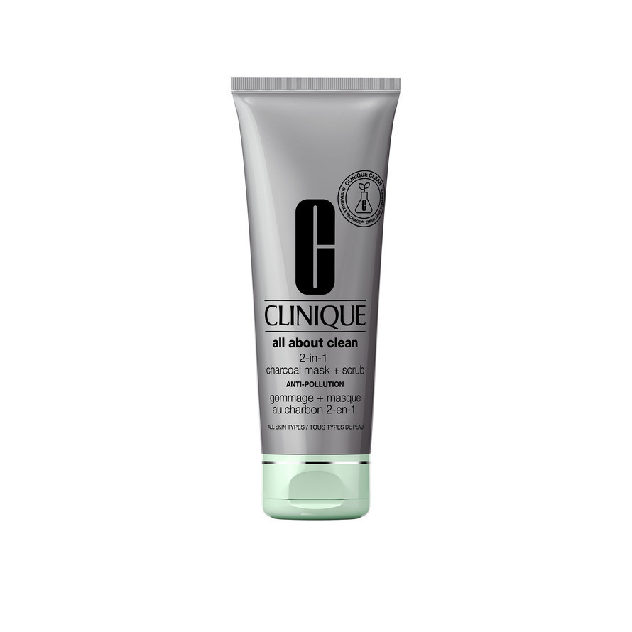 Clinique All About Clean Charcoal Mask + Scrub Anti-Pollution 100 ml