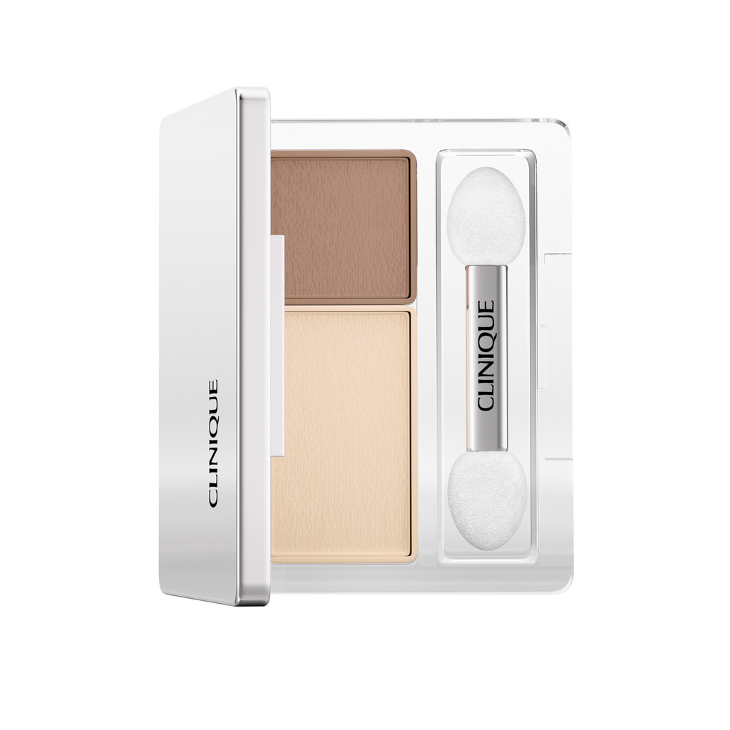 Clinique All About Shadow Duo Eyeshadow Ivory Bisque / Bronze Satin