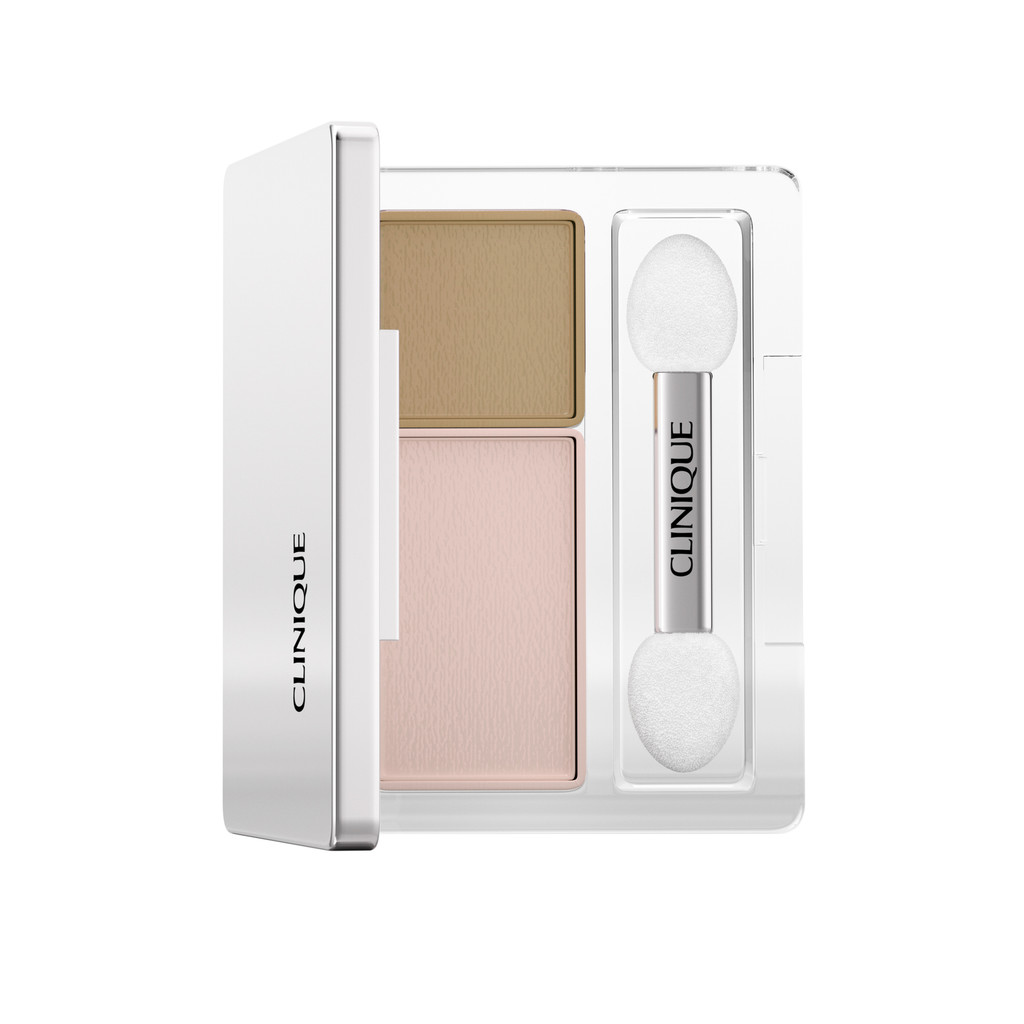 Clinique All About Shadow Duo Eyeshadow Seashell Pink / Fawn Satin