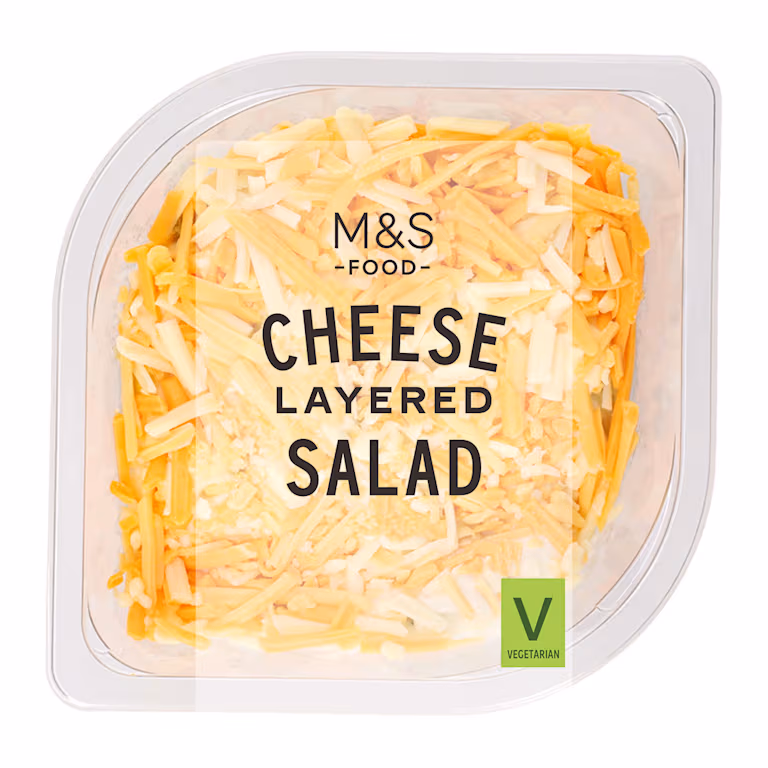 M&S Cheese Layered Salad