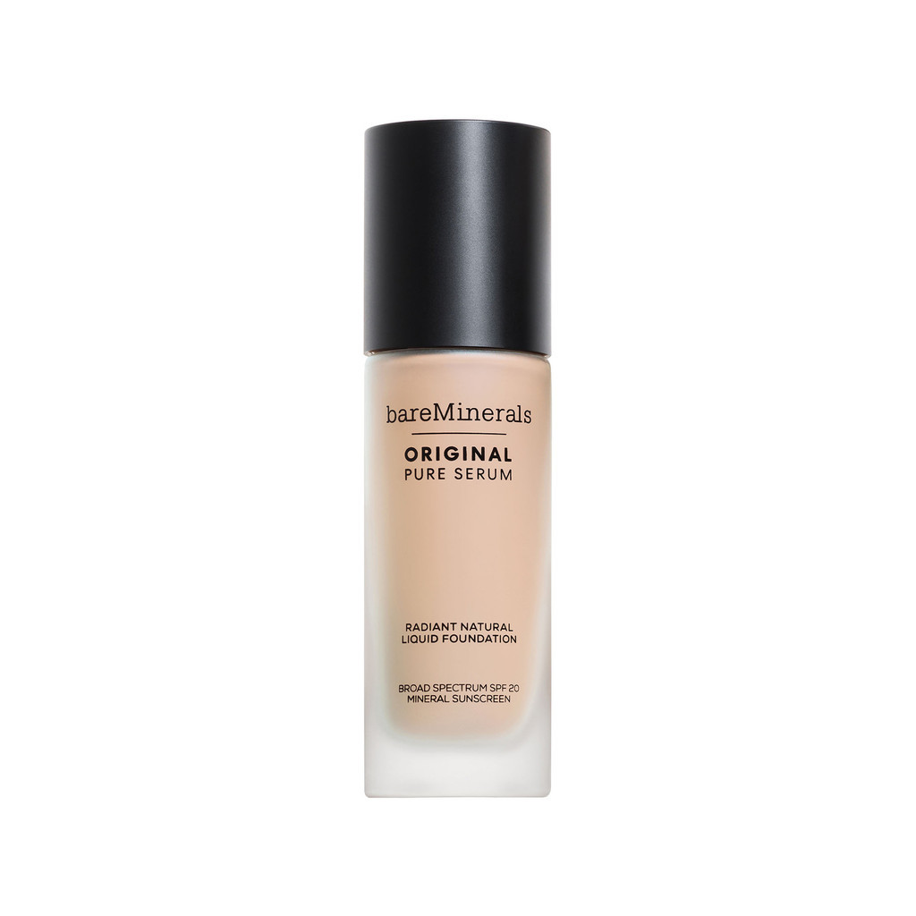 bareMinerals Original Pure Serum Radiant Natural Liquid Foundation Mineral SPF20 1 Fair Cool