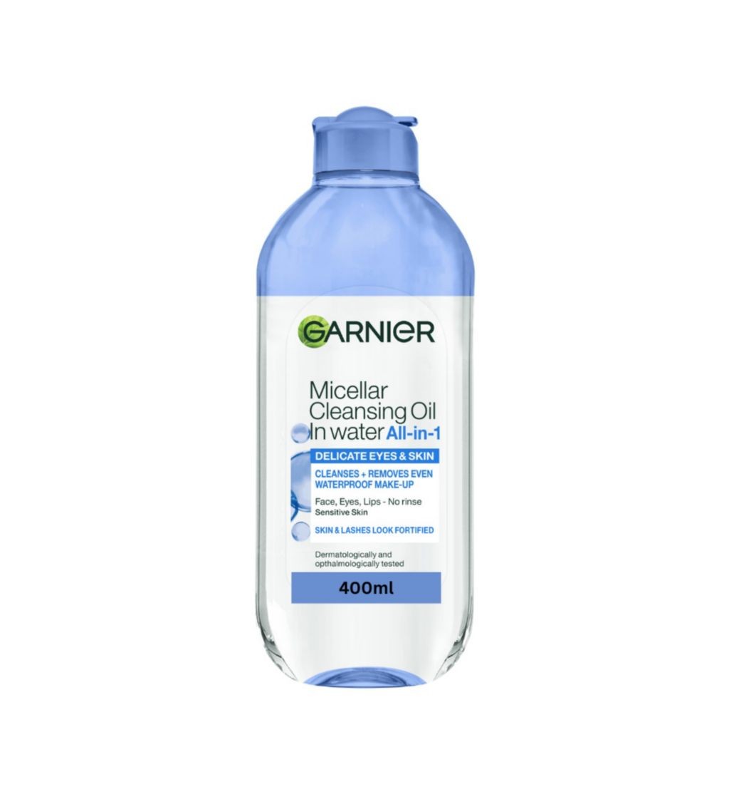 Garnier Micellar Water Facial Cleanser For Delicate Skin And Eyes 400ml