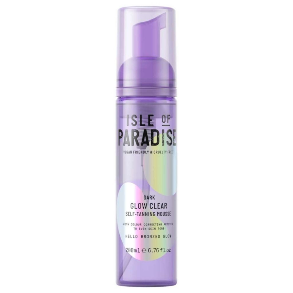 Isle Of Paradise Glow Clear Self Tanning Mousse Dark 200ml