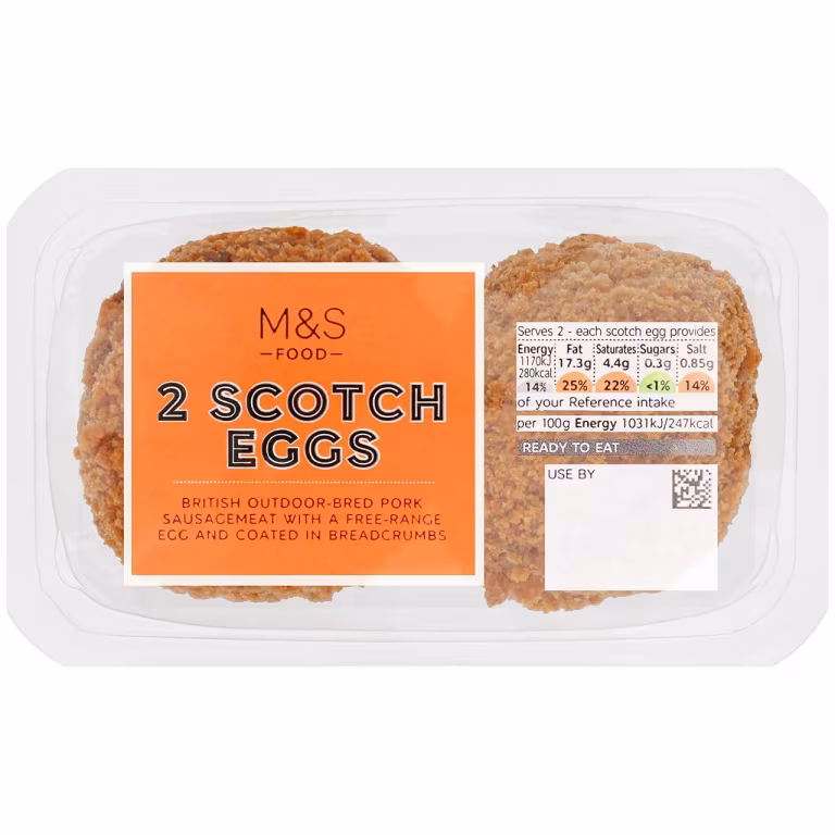 M&S 2 Pork Scotch Eggs
