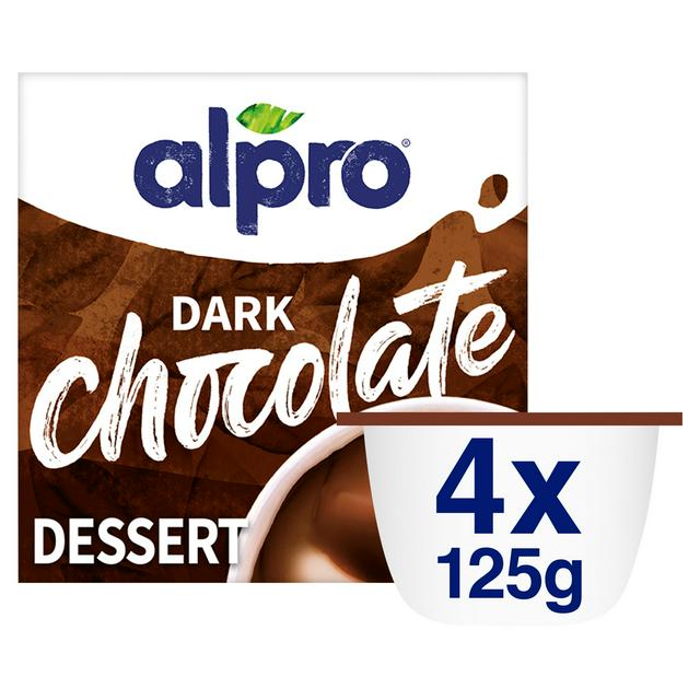 Alpro Dark Chocolate Flavour Dessert 4 x 125g