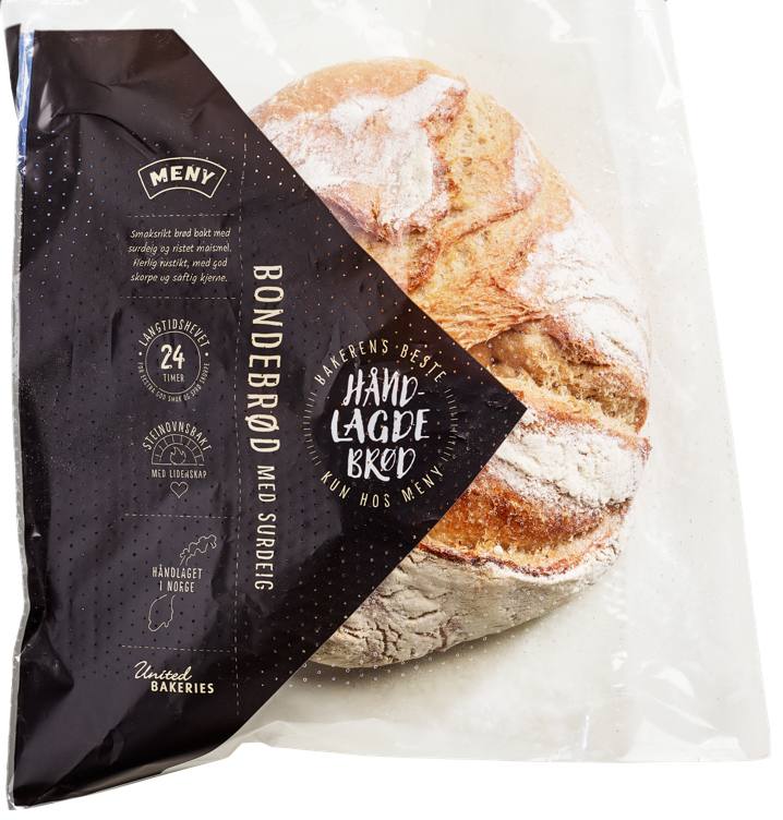 Bondebrød Surdeig Håndlagd 760g