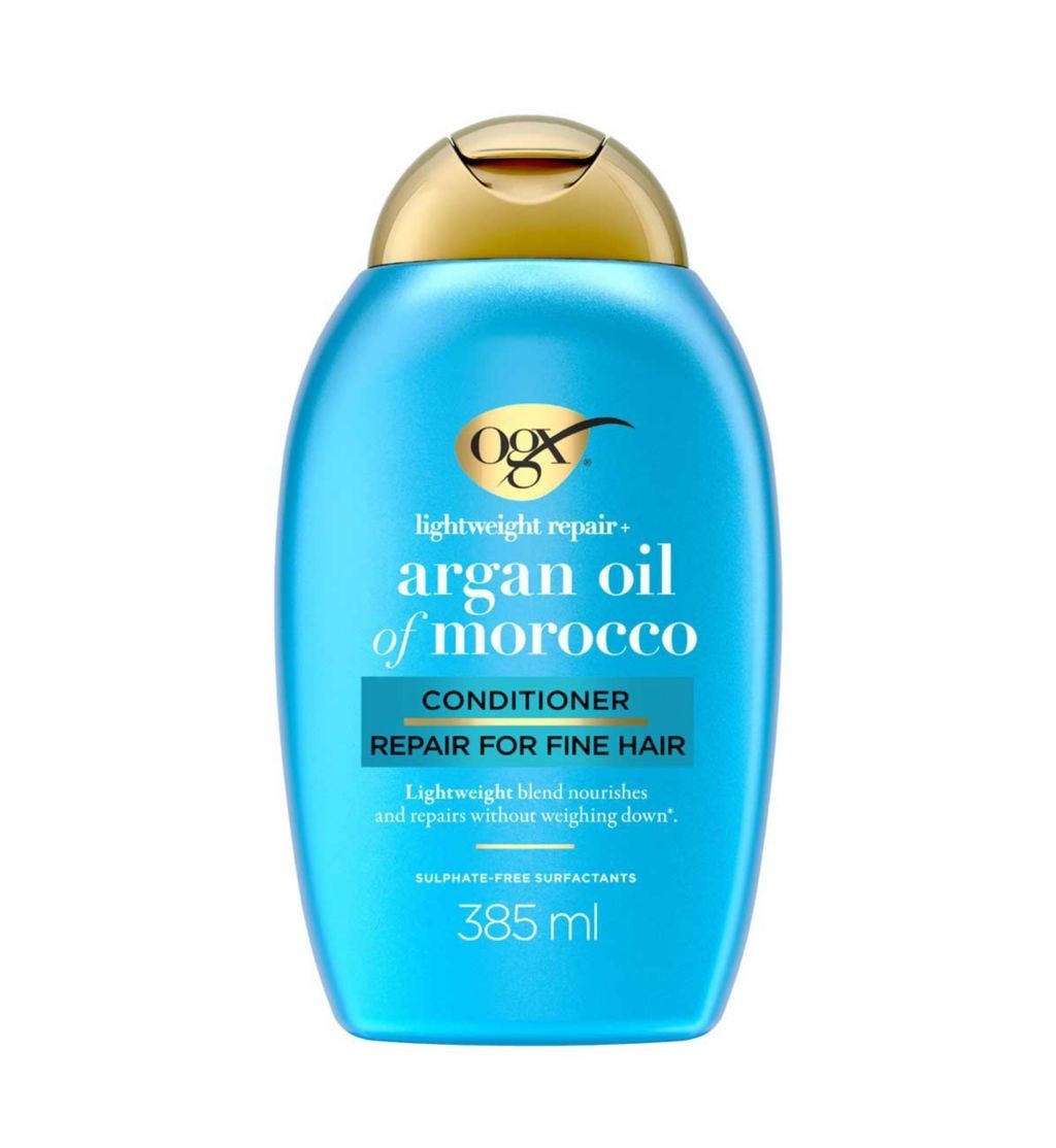 OGX Weightless Hydration Argan Oil Lightweight Conditioner For Fine Hair 385ml