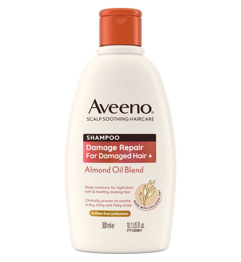 Aveeno Haircare Damage Repair + Almond Oil Blend Shampoo 300ml
