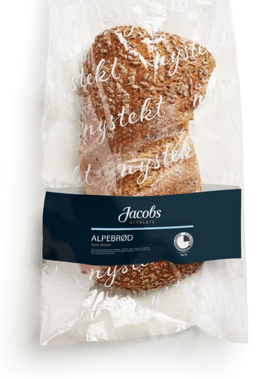 Alpebrød 570g Jacobs Utvalgte