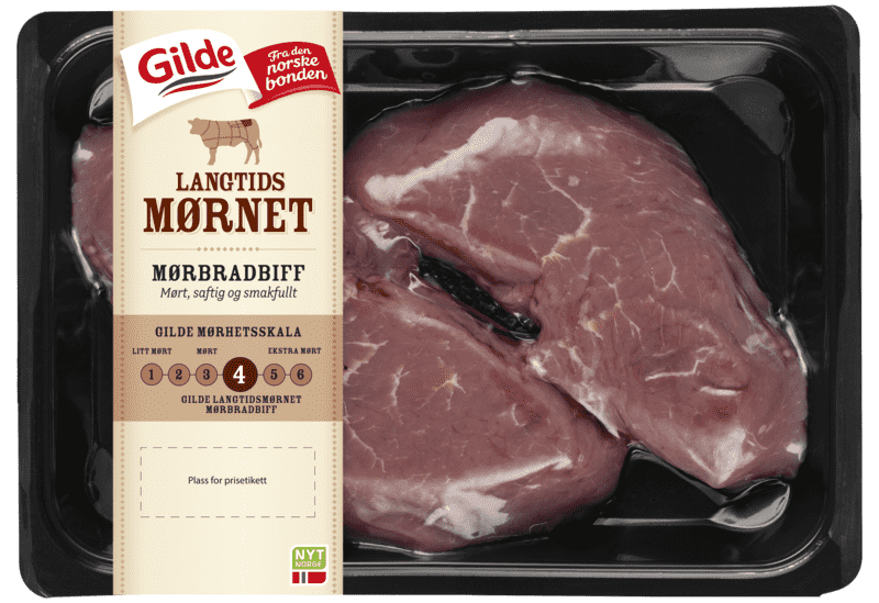 Gilde Langtidsmørnet Mørbradbiff av Storfe ca 365g
