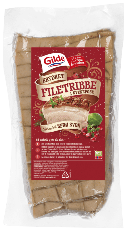 Gilde Edelgris Krydret Ribbe uten Ben ca 3kg