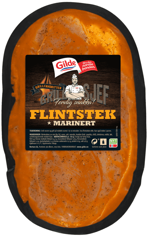 Gilde Marinert Flintstek ca 1kg