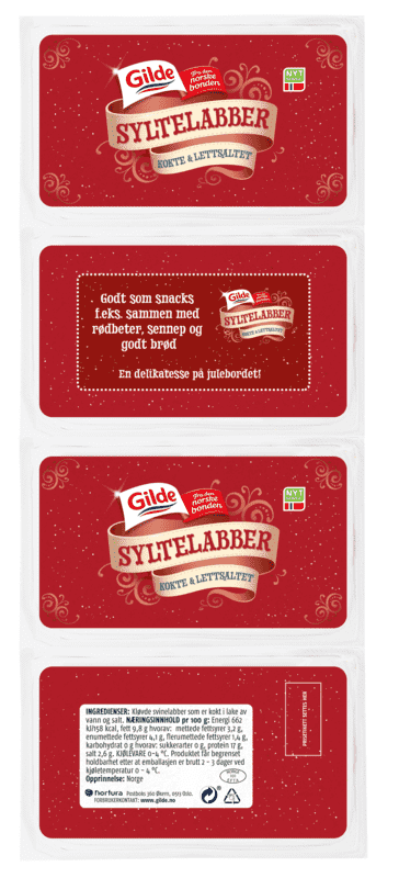 Gilde Kokte Salte Syltelabber ca 850g
