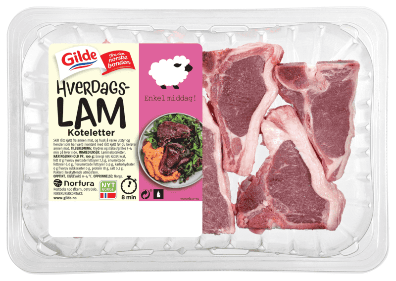 Gilde Hverdagslam Kotelett ca 400g