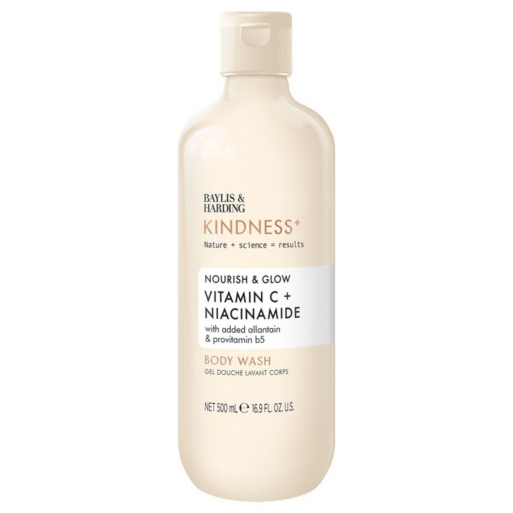 Baylis & Harding Kindness+ Vitamin C & Niacinamide 500ml  Cleanse & Glow Body Wash