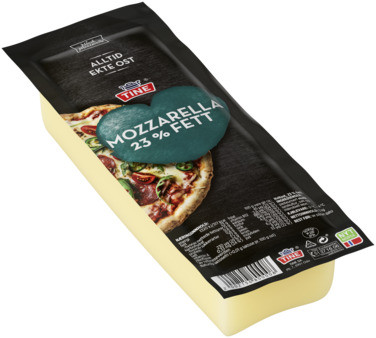 Mozzarella Skorpefri 5kg Tine