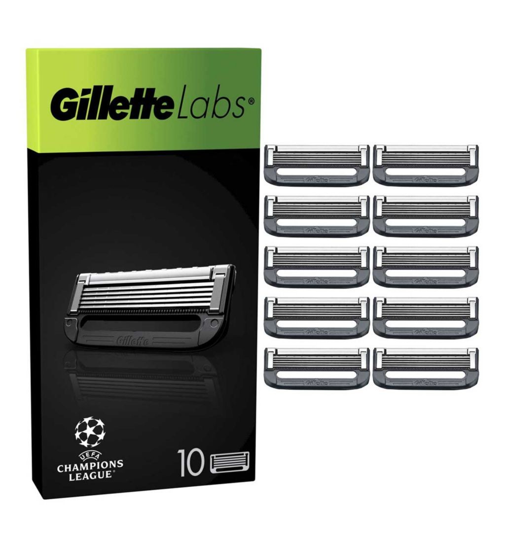 Gillette Labs UEFA Champions League Special Edition, Pack of 10 Razor Blades Refills