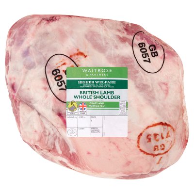 Waitrose British Lamb Whole Shoulder