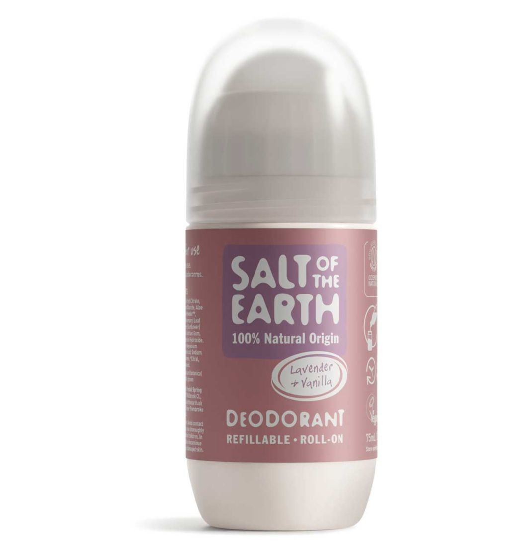 Salt of the Earth Refillable Lavender & Vanilla Natural Deodorant Roll-On - 75ml