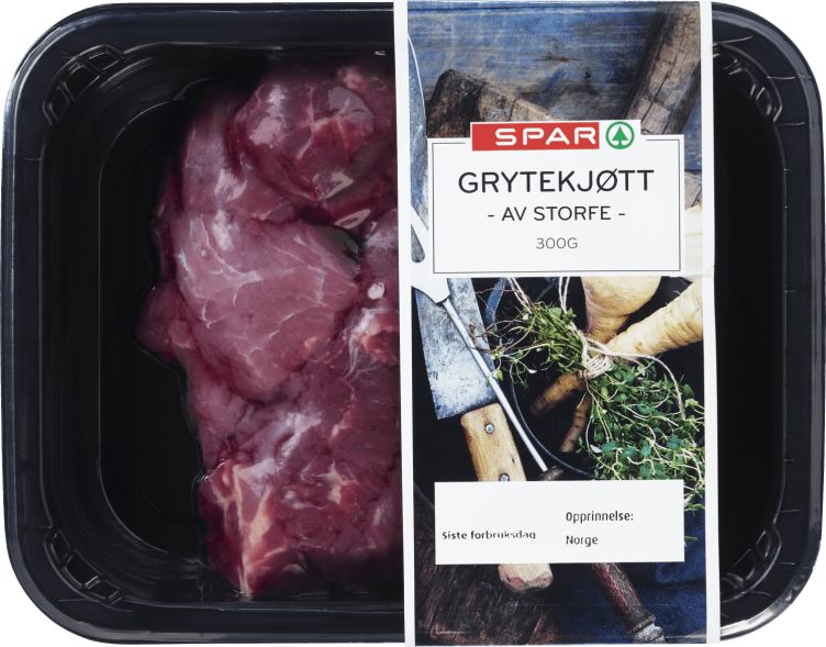 Storfe Grytekjøtt 300g Spar