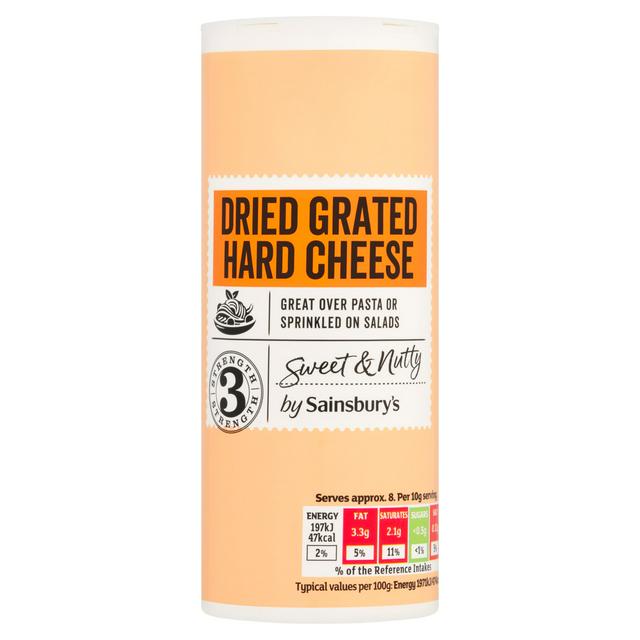 Sainsbury's Dried Grated Hard Cheese 80g
