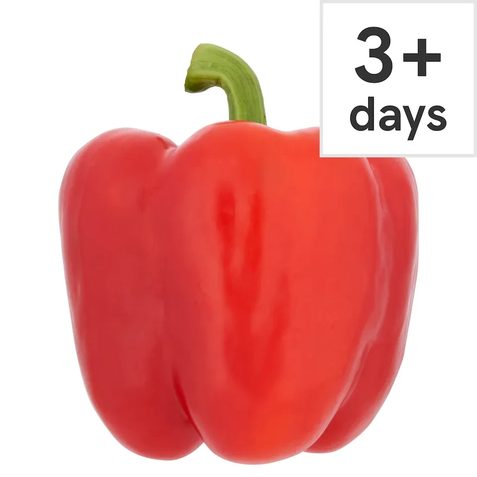 Tesco Red Peppers Each