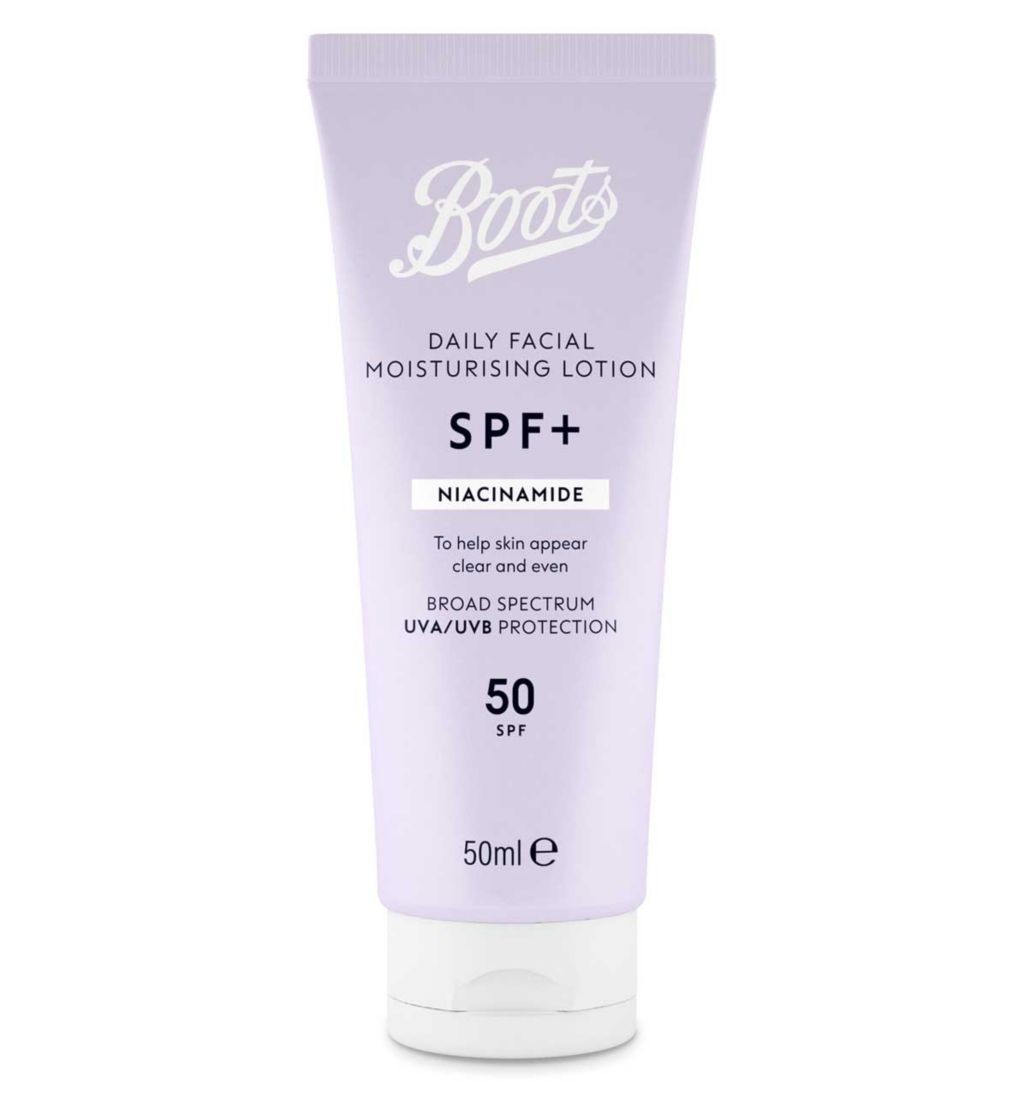 Boots SPF+ Niacinamide Moisturising Lotion SPF50 50ml
