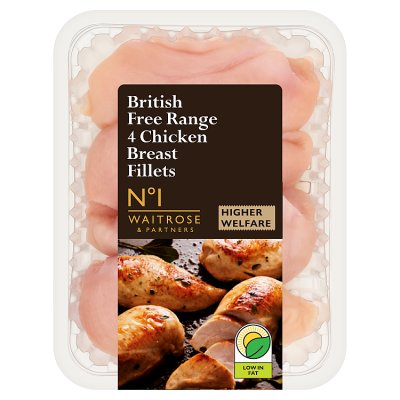 No.1 British Free Range 4 Chicken Breast Fillets