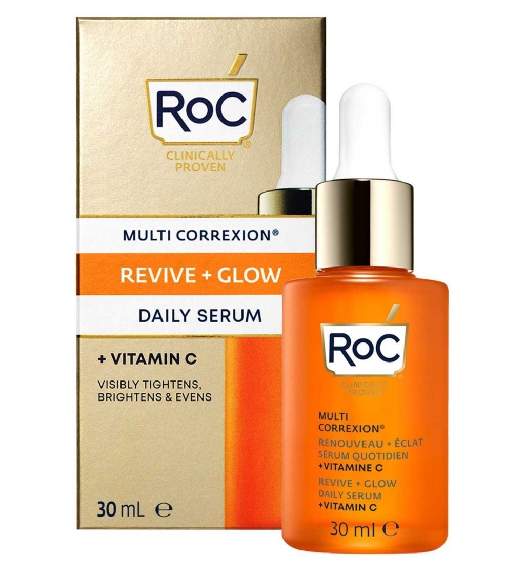 RoC Multi Correxion Revive + Glow Daily Serum, Vitamin C Blend for Brighter, Firmer Skin 30ml