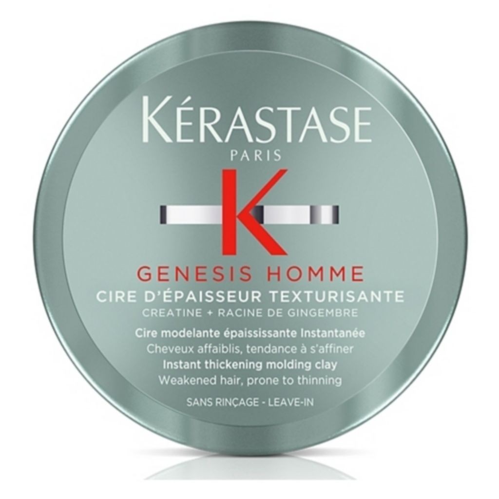Kérastase Genesis Homme, Instant Thickening Moulding Men's Hair Clay, For Weakened & Thinning Hair, 75ml